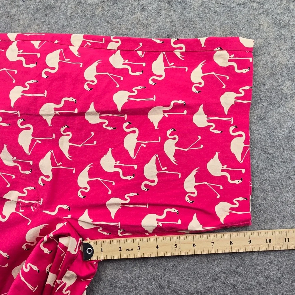 Royal Awesome Mens 34 Golf Shorts Pink Flamingo Print Cotton Blend Tee Holder 9